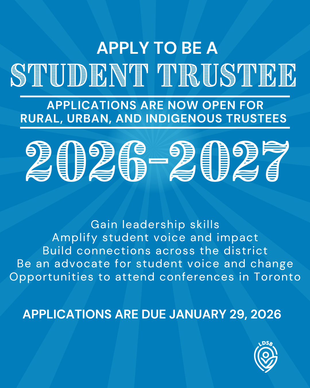 2025 12 08 LDSB Student Trustees Instagram Post